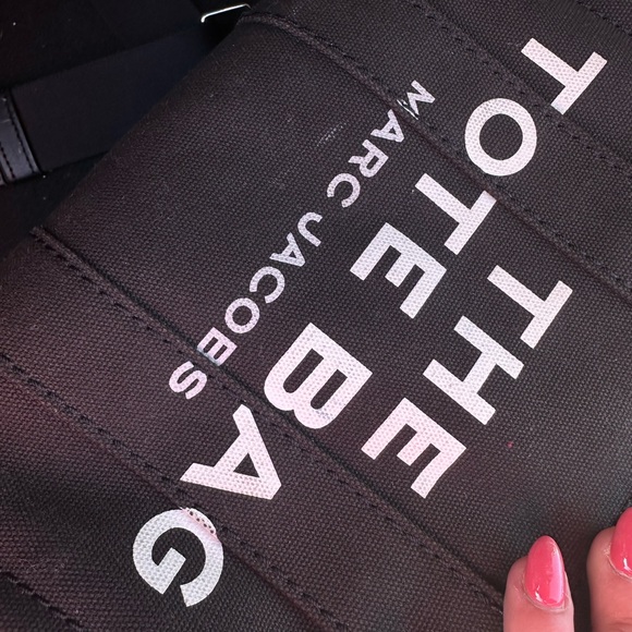 Marc Jacobs black canvas tote bag - Picture 2 of 6